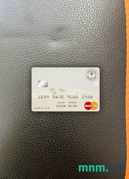 Iraq Rasheed bank wygląd zdjęcia mastercard skan PSD + zdjęcie
